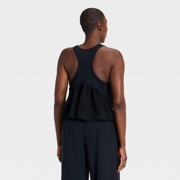 Top de Running Cropped para Mujer con Espalda de Malla - All In Motion™ 5
