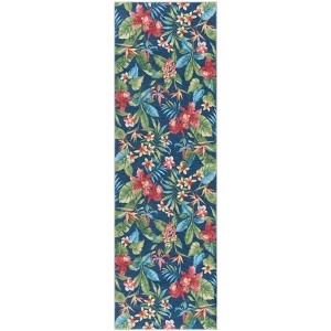 Malibu MBU842 Power Loomed Machine Washable Skid-Resistant Indoor Rugs - Safavieh - 1 of 4