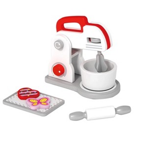 Toysters 6-Piece Cooking & Baking Mixer Set Wooden Play Kitchen  With Accessories For Toddlers - 1 of 1