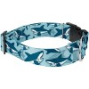 Country Brook Petz 1 1/2 Inch Deluxe Sharks Dog Collar - image 4 of 4