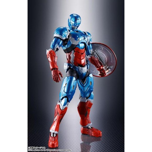 Tech-On Captain America Tech-On Avengers S.H. Figuarts | Bandai Tamashii  Nations | Marvel Action figures