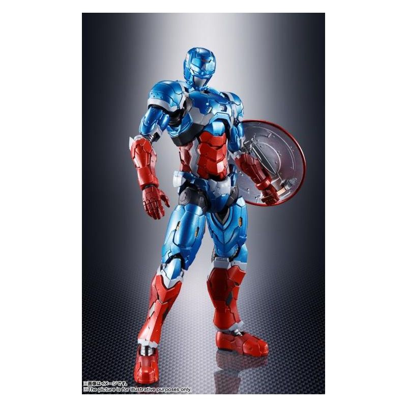 Tech-On Captain America Tech-On Avengers S.H. Figuarts | Bandai Tamashii Nations | Marvel Action figures, 1 of 6