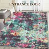 coucheta Machine Washable Area Rugs, Modern Abstract Soft Low Pile Non-Slip Stain Resistant Accent Carpet, for Living Room, Bedroom, Dining Room - 4 of 4