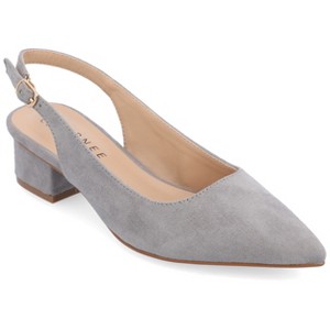 Journee Women's Sylvia Medium and Wide Width Pumps - 1 of 4