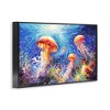Stupell Industries Jellyfish Serenade Underwater Black Framed Giclee Art - 3 of 4