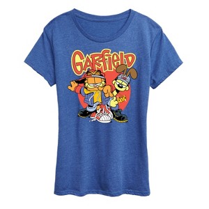 Women's - Garfield - Garfield And Odie Short Sleeve Graphic T-Shirt - 1 of 4