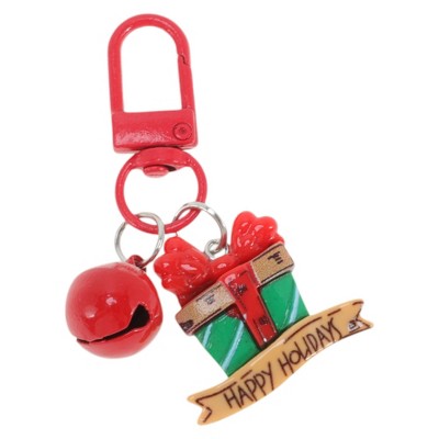 Unique Bargains Christmas Keychain Lobster Clasp Alloy Multi-colored Resin