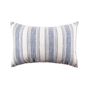 C&F Home 14" x 22" Gideon Thin Stripe Navy Pillow - 1 of 4