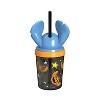 Zak Designs 13 fl oz Super Stitch Polypropylene Sipper Tumbler Blue/Black - 2 of 4