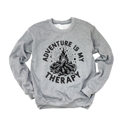 Simply Sage Market Women's Graphic Sweatshirt Adventure Is My Therapy