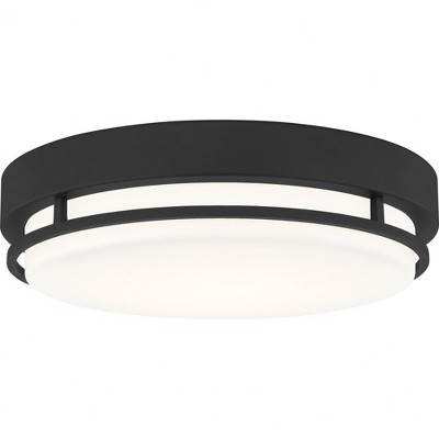 Quoizel Lighting Hale 1 - Light Flush Mount in  Earth Black
