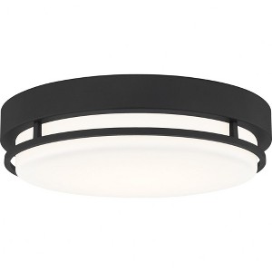 Quoizel Lighting Hale 1 - Light Flush Mount in  Earth Black - 1 of 3