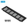 Unique Bargains Aluminum Rectangle Mesh with Mounting Screw Cabinet Air Vent Cover - 3 of 4