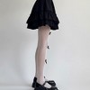 Anna-Kaci Women's 3-Piece Set Sheer Tights with Front Bow and Cutout Pattern Design - 3 of 4