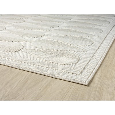 Obeetee Nimes Cascade Power Loomed Contemporary Indoor/Outdoor Area Rug