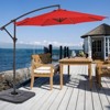 Hyleory Adjustable Octagonal Cantilever Patio Umbrella - Ultimate Shade Solution - 3 of 4