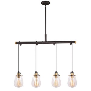 Vaxcel Kassidy 4 - Light Pendant in  Black - 1 of 4