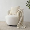 27.5" Swivel Barrel Chair, 360° Rotating Upholstered Accent Chair with Armrests, Boucle Fabric Lounge Seat-The Pop Home - 2 of 4