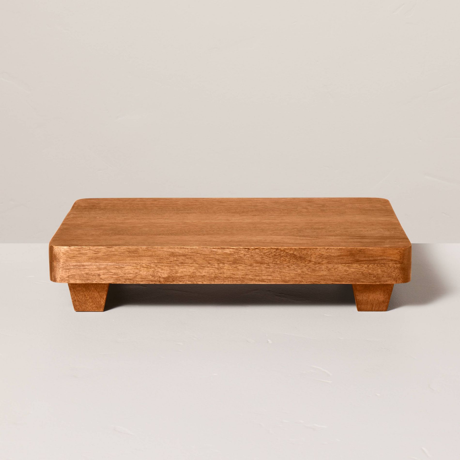 10"x13" Footed Wood Serving Trivet - Hearth & Hand™ with Magnolia