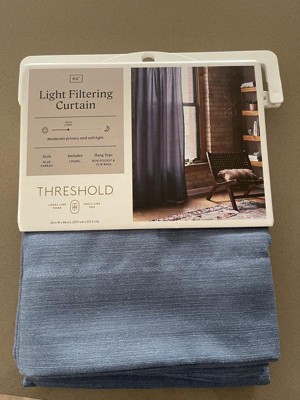 Solid Farrah Light Filtering Window Curtain Panel - Threshold™ : Target