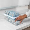 OU Soda Can Organizer for Refrigerator, Clear Rolling Can Dispenser for Fridge / Pantry, Soda Can Rack Kitchen Organizers, BPA Free - 3 of 4