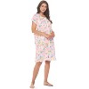 Casual Nights Women's Super Soft Yummy Nightshirt, Short Sleeve Nightgown, Night Dress with Fun Prints & Patterns - 2 of 4