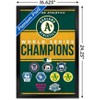 Trends International MLB Oakland Athletics - Champions 23 Framed Wall Poster Prints - 3 of 4