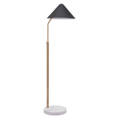black modern floor lamp