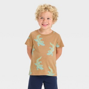 Toddler Boys' Short Sleeve Boarder Printed T-Shirt - Cat & Jack™ - 1 of 3