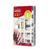 KISS Products Full-Cover Press-On Fake Nails Kit - Curve Overlap - 2pk/100ct Each - 2 of 4