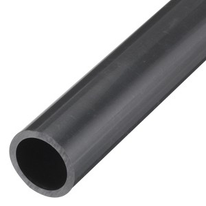 Unique Bargains High Impact Water Plumb Cable Sleeve PVC Rigid Round Pipes 20" Length - 1 of 4