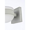 Elegant Lighting Raine Integrated LED wall sconce in silver - 3 of 4