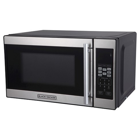 BLACK+DECKER 0.7cu. ft. 700 Watt Microwave Oven Black