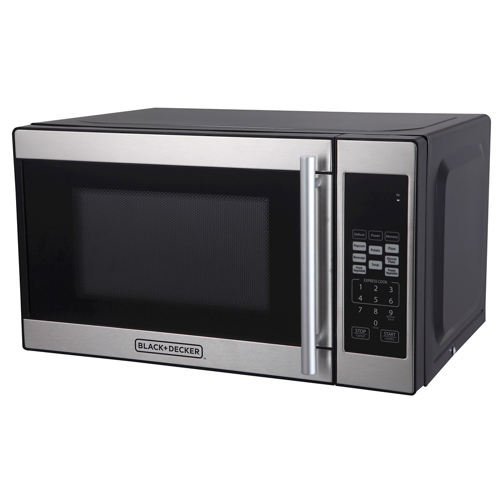 Photos - Microwave Black&Decker BLACK+DECKER 0.7 cu ft 700W  Oven - Black - EM720CPN-P 