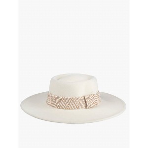 Women's Wo's Stevie Boho Trim Fedora - Jen & Co. - 1 of 2