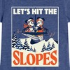 Girls' - Disney - Let's Hit The Slopes Fitted Short Sleeve Graphic T-Shirt - 2 of 4