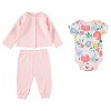 Chick Pea Baby Girl Clothes Cardigan Newborn Dress Up set - 2 of 3