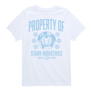 Boys' - Marvel - Iron Man Property Of Stark Industries Short Sleeve Graphic T-Shirt - 1 of 4