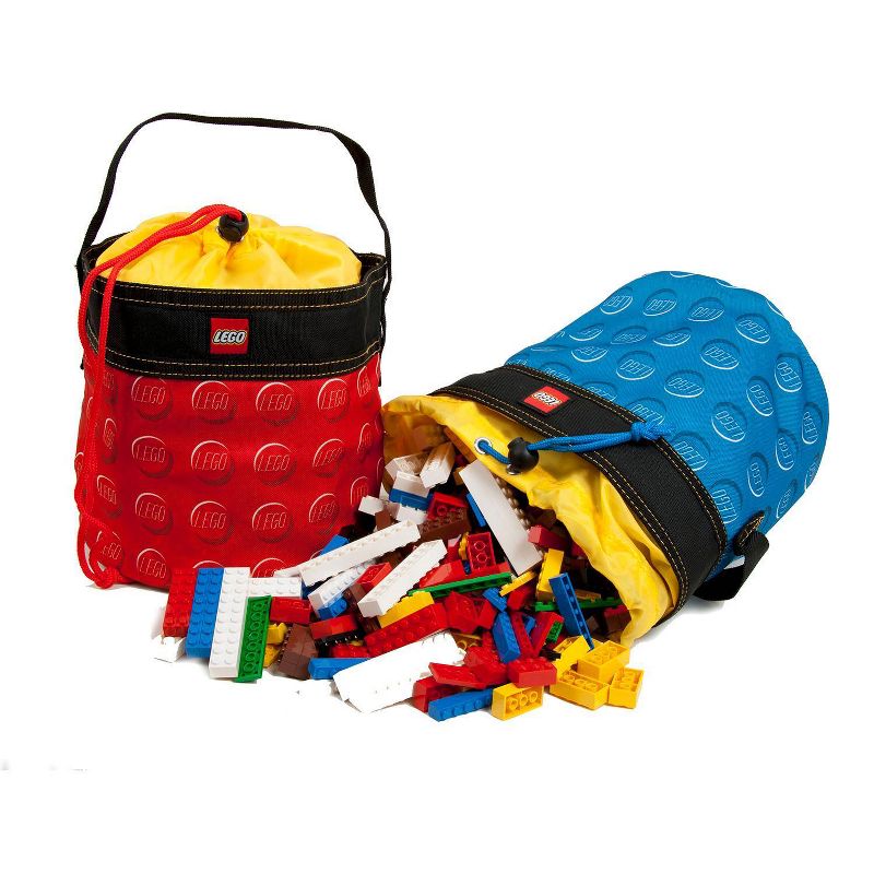LEGO Storage Drawstring Bag Cinch Bucket - Red, 5 of 8