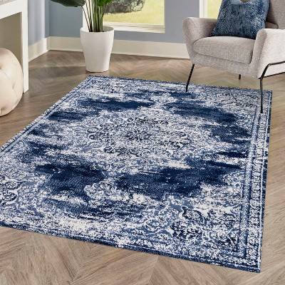 Alhambra Ornate Medallion Modern Indoor Area Rug - JONATHAN Y