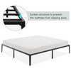 Universal Metal Bed Frame with Storage - Heavy Duty Platform for Twin/Full/Queen/King, No Box Spring - 2 of 4