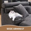 Whisen 86" Modular Convertible Sectional with 2 Pillows - 4 of 4