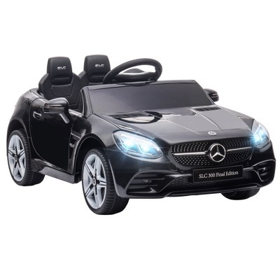 Aosom 12V Kids Electric Ride On Car with Parent Remote Control, Two Motors, 2 Speeds, Music, LED Lights, USB for 3-6 Years Old