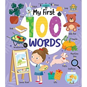 My First 100 Words Board Book - (My First 100 Board Book) by  Booktopus (Paperback) - 1 of 1