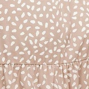 khaki white dot