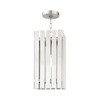 Livex Lighting Greenwich 1 - Light Pendant in  Brushed Nickel - 2 of 4