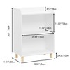 LIVAREEmlen Bookcase, Book Display, Bookshelf Toy Storage Cabinet Organizer for Children's Room, Playroom, Nursery - 3 of 4