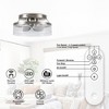 Parrot Uncle 13.2" Satin Nickel LED 3-Blade Fandelier with Light and Remote - 3 of 4