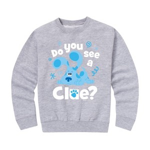 Boys' - Blue's Clues & You! - Toddler And Youth Crewneck Fleece Sweatshirt Graphic Long Sleeve Fleece Sweatshirt - 1 of 4