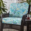Kensington Garden 2pc Outdoor Chair Back Cushion Set - 2 of 4